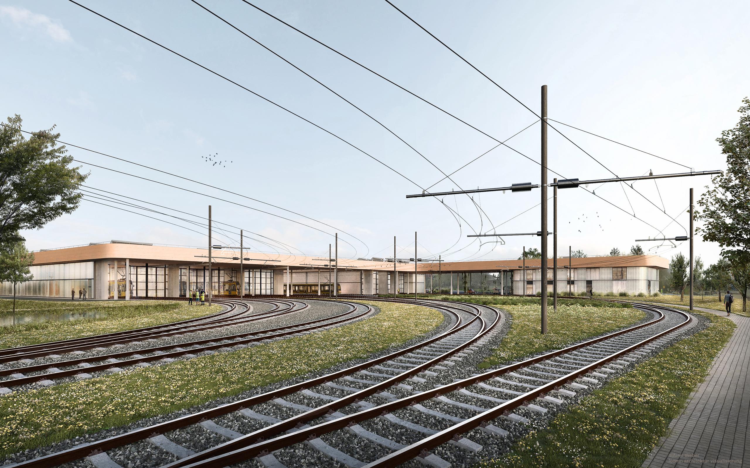 Stadtbahnbetriebshof Dienst- & Sozialgebäude Planung