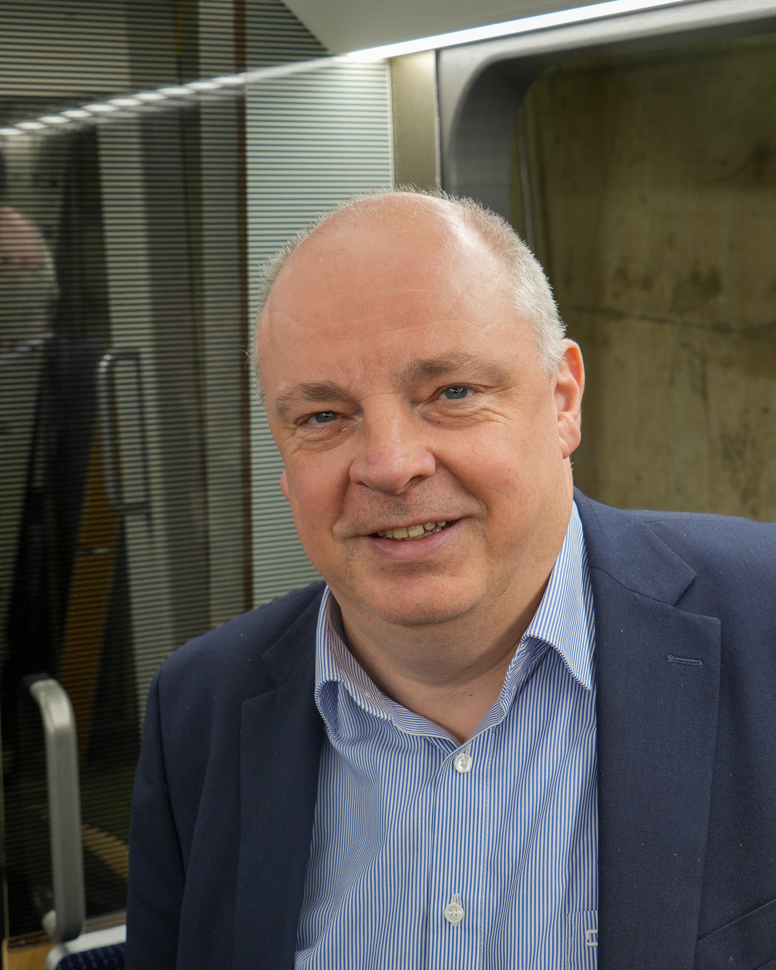 SSB-Vorstand Thomas Moser lächelt.