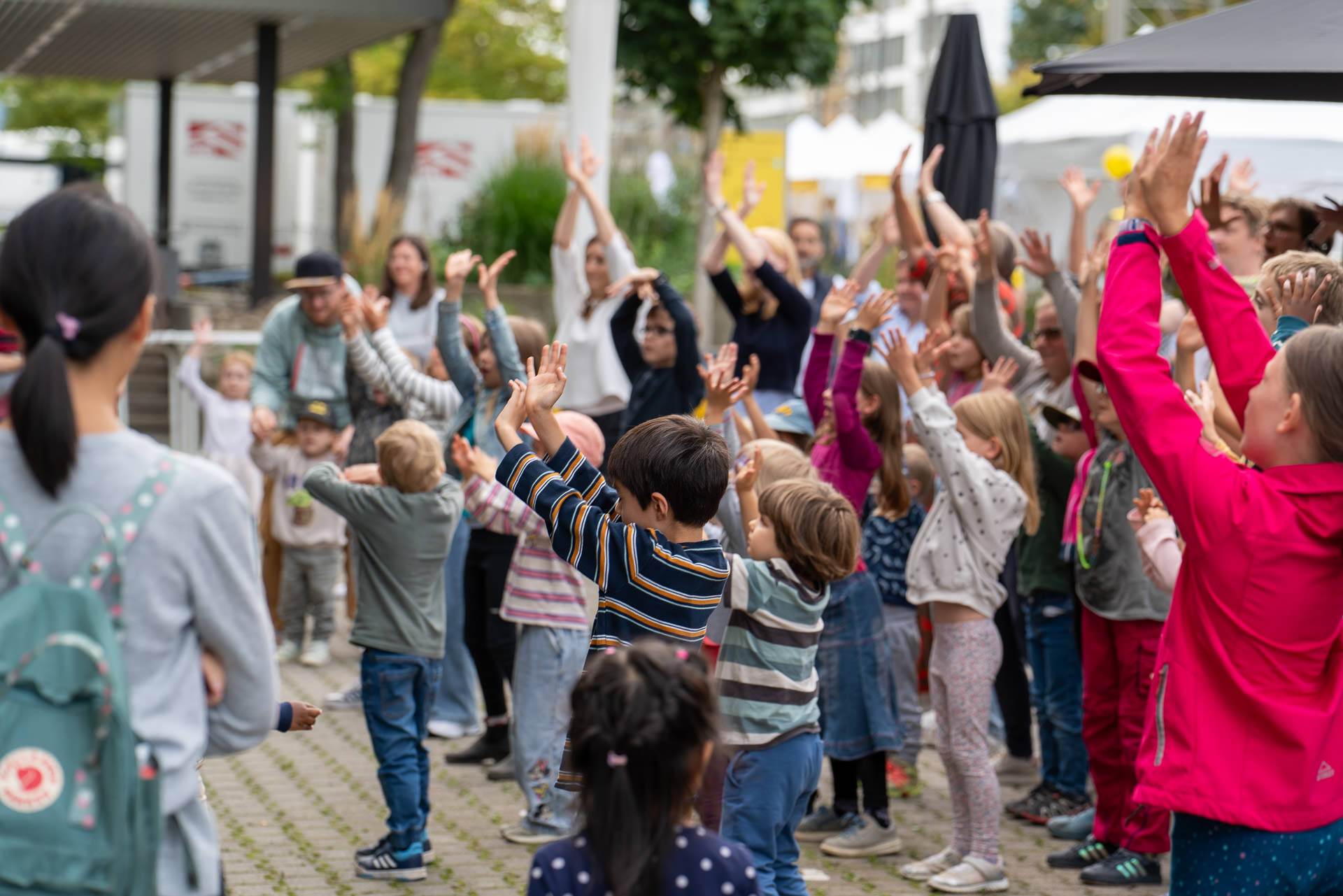 Mitmachspaß beim Bühnenprogramm