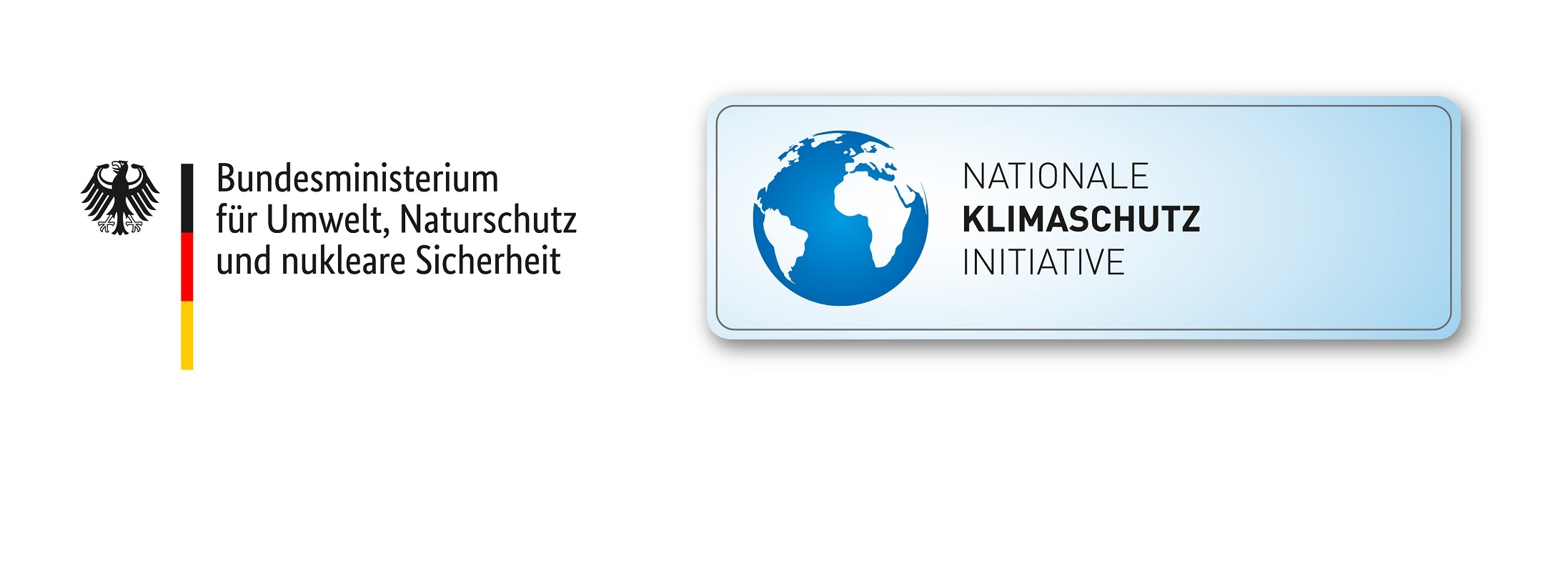 Logo: Bundesministerium für Umwelt, Naturschutz und nukleare Sicherheit. Logo: Nationale Klimaschutz Initiative