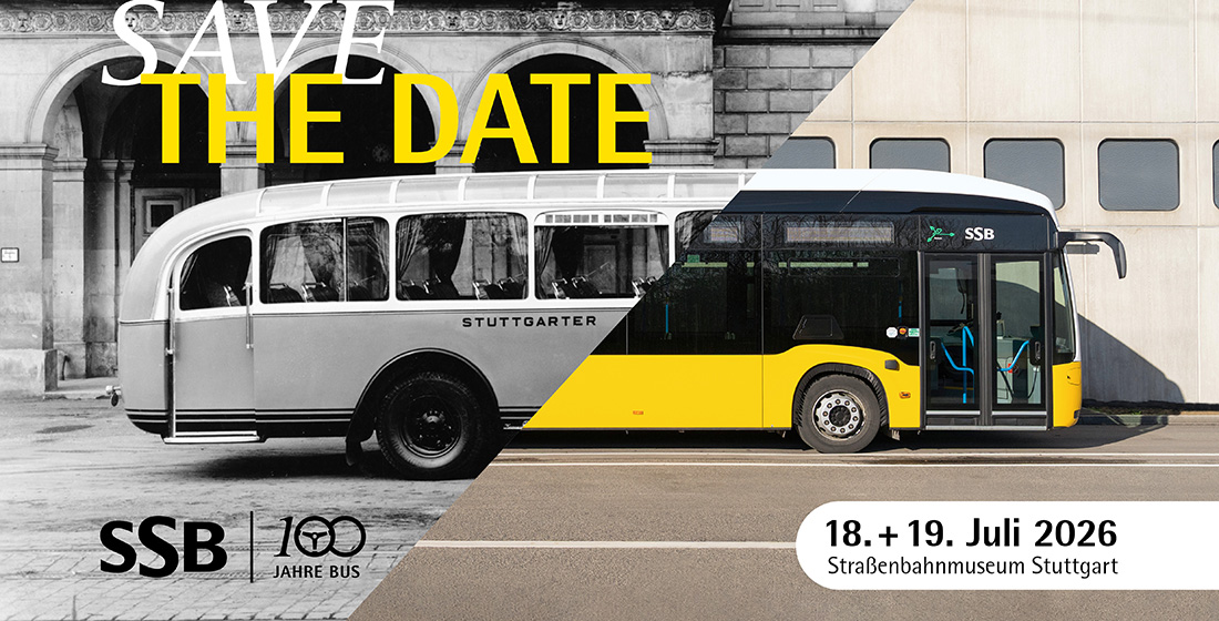 Save the Date, 100 Jahre Bus am 18. und 19. Juli